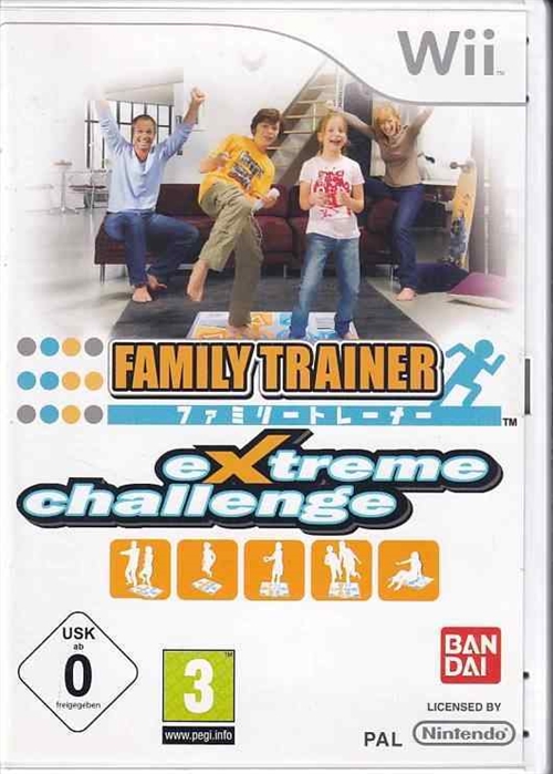 Family Trainer Extreme Challenge - Nintendo Wii (B Grade) (Genbrug)